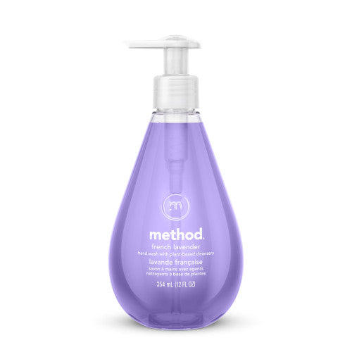 Method® Gel Hand Wash, French Lavender, 12 oz Pump Bottle, 6 Bottles (00031CT)