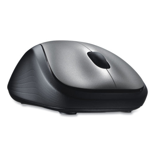 Logitech M310 Wireless Mouse, 2.4 GHz Frequency/30 ft Wireless Range, Left/Right Hand Use, Silver/Black (910001675)