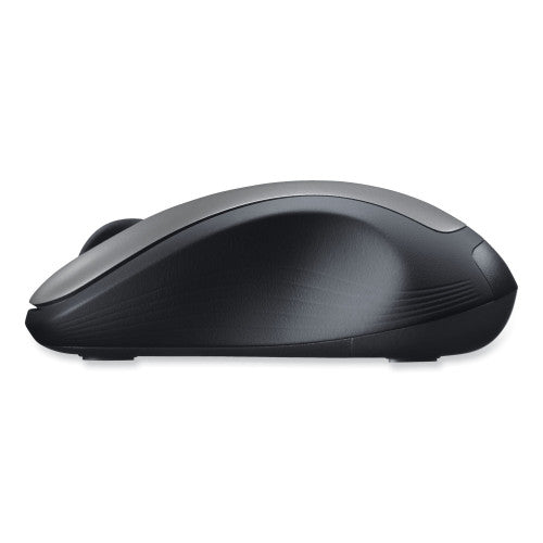Logitech M310 Wireless Mouse, 2.4 GHz Frequency/30 ft Wireless Range, Left/Right Hand Use, Silver/Black (910001675)