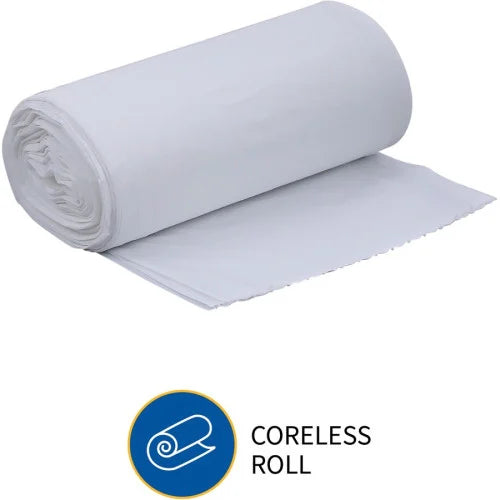 Genuine Joe Heavy-Duty Tall Kitchen Trash Bags Small Size - 13 gal Capacity - 31" Length x 24" Width x 0.85 mil (22 Micron) Thickness - Low Density - White - Kitchen - Recycled - 150/Box - 1 / Carton (GJO02312)