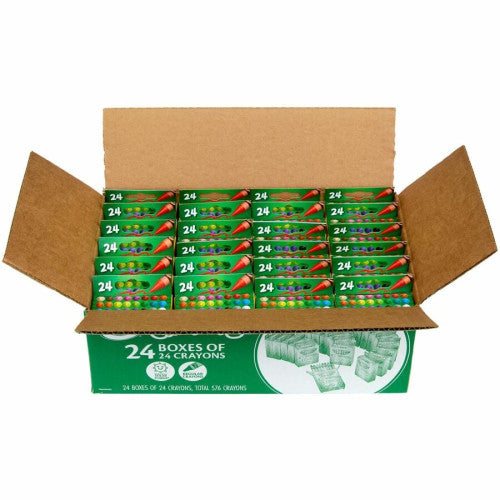 Crayola Bulk Crayons Regular - For Child - Multi - 24 / Pack (523036)