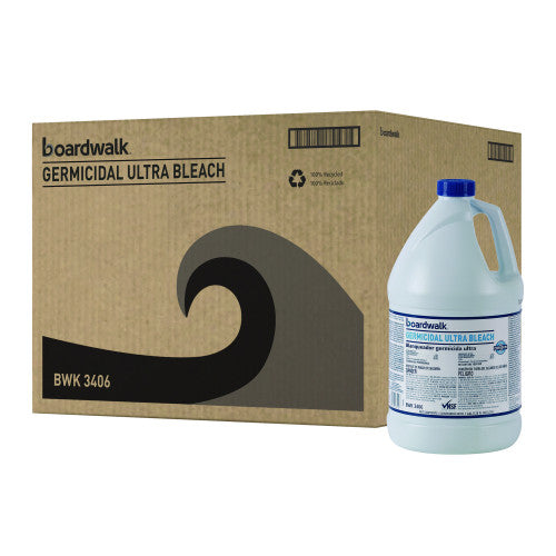Boardwalk® Germicidal Ultra Bleach, 6 Gallon Bottles (BWK3406)
