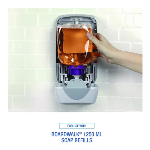 Boardwalk® Soap Dispenser, 1,250 mL, 6.1 x 10.6 x 5.1, Gray (BWK8350)