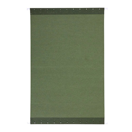 Universal Hanging File Folders, Letter Size, 1/5-Cut Tabs, Standard Green, 25/Box (UNV14115)