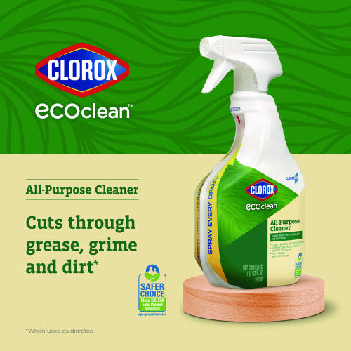 Clorox Pro EcoClean All-Purpose Cleaner, Unscented, 32 oz Spray Bottle, 9/Carton (60276CT)