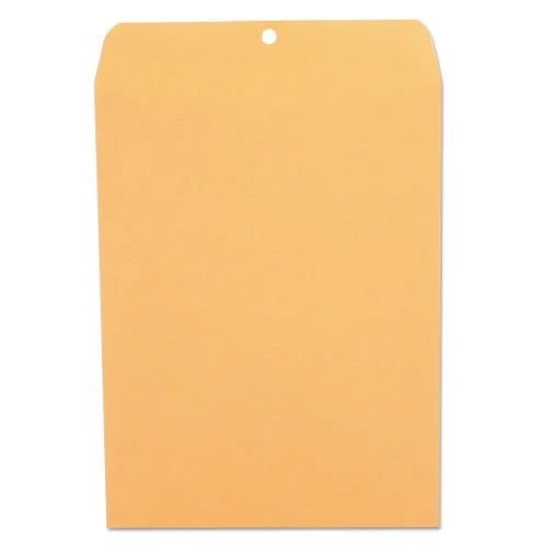 Universal Kraft Clasp Envelope, #90, Square Flap, Clasp/Gummed Closure, 9 x 12, Brown Kraft, 100/Box (UNV35264)