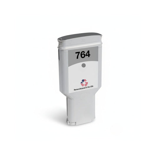 US Remanufactured for HP 764 300mL Gray US Remanufactured for Ink Cartridge, C1Q18A