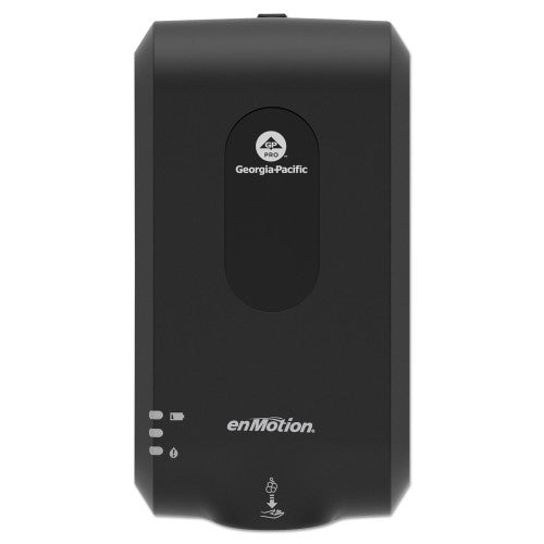 Georgia Pacific Professional GP enMotion Automated Touchless Soap/Sanitizer Dispenser, 1,200 mL, 4.6 x 7.13 x 14.06, Black (52057)