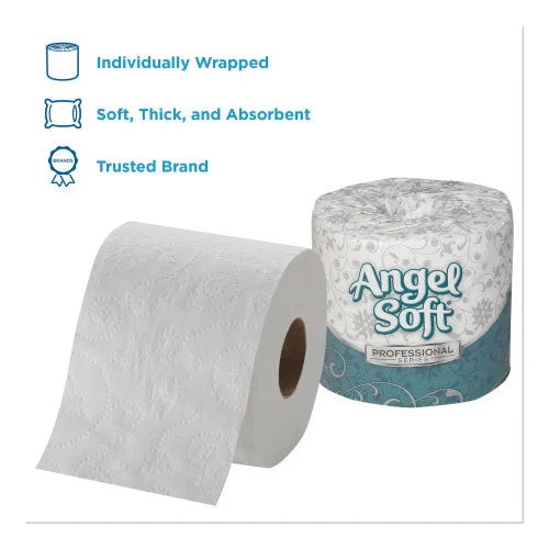 Angel Soft® Premium Toilet Paper, 2-Ply, 450 Sheets, 80 Rolls (16880)