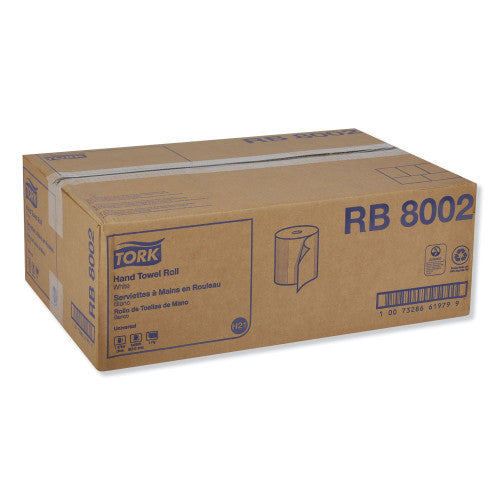 Tork® Universal Hardwound Paper Towels, White, 800-ft., 6 Rolls (RB8002)