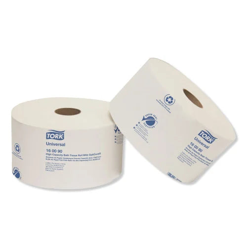 Tork® Universal High Capacity Toilet Paper w/OptiCore, 2-Ply, 12 Rolls (160090)