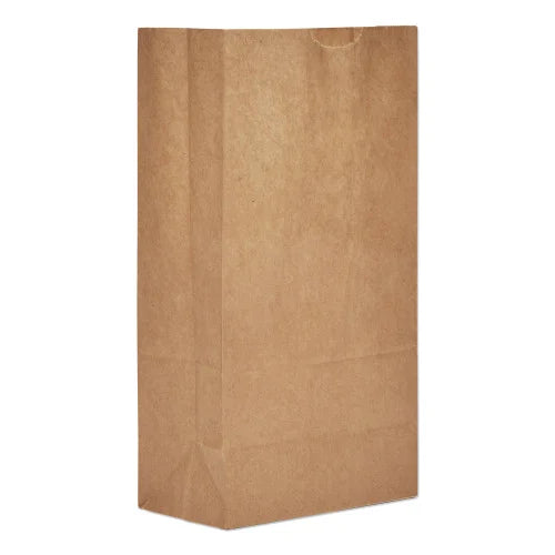 General Grocery Paper Bags, Extra-Heavy-Duty, #5 Size, 5.25" x 3.44" x 10.94", Natural, 500/Bundle (GX5500)