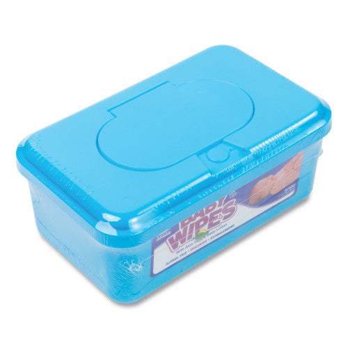 AmerCareRoyal Baby Wipes Tub, Unscented, White, 80/Tub, 12 Tubs/Carton (RPBWU80)