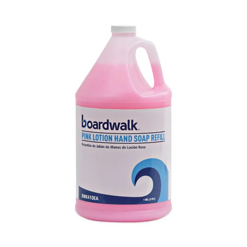Boardwalk® Mild Cleansing Pink Lotion Soap, Cherry, 1 Gallon (BWK410EA)