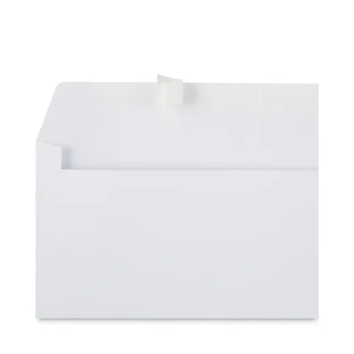 Universal Peel Seal Strip Business Envelope, #10, Square Flap, Self-Adhesive Closure, 4.13 x 9.5, White, 500/Box (UNV36003)
