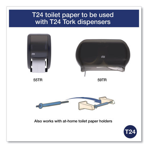 Tork® Standard Toilet Paper, 2-Ply, 500 Sheets, 96 Rolls (TM1616S)