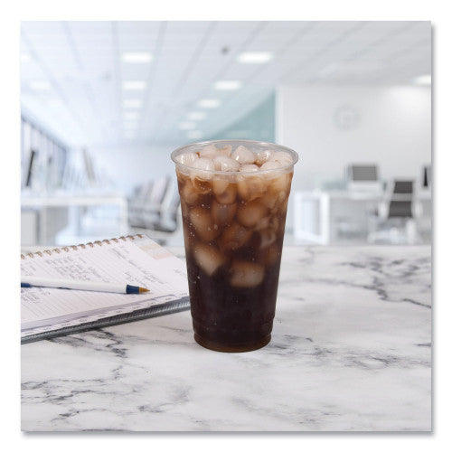 Dart Ultra Clear PET Cold Cups, 24 oz, Clear, 50/Sleeve, 12 Sleeves/Carton (TD24)