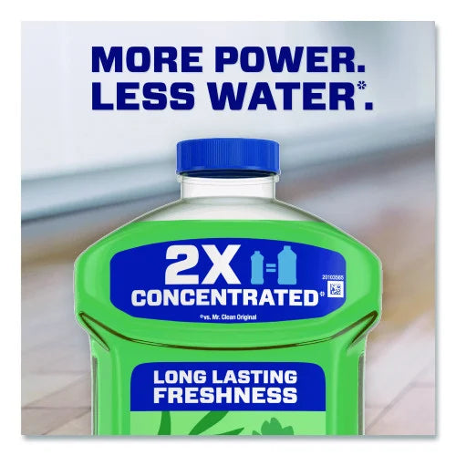 Mr. Clean Multipurpose Cleaning Solution with Febreze, Meadows and Rain, 64 oz Bottle, 4/Carton (10725)