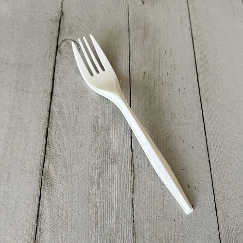 Boardwalk Mediumweight Polypropylene Cutlery, Fork, White, 1,000/Carton (BWKFORKPPMW)