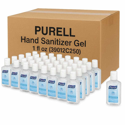 Purell® Advanced Hand Sanitizer Gel, Flip Top Bottle, 1 oz., 250 Bottles (39012C250)