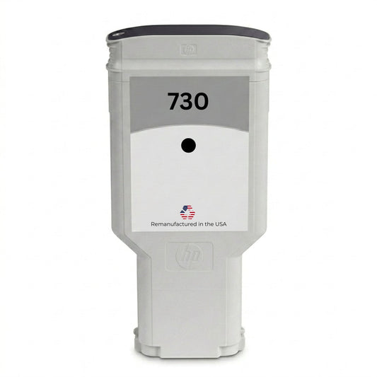 U.S. Remanufactured for HP 730 300ml (P2V73A) Photo Black Ink Cartridges