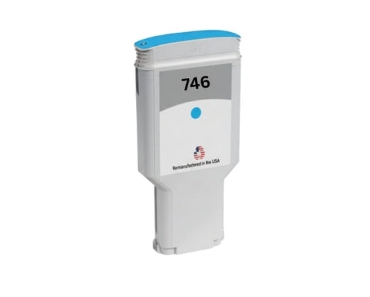 US Remanufactured for HP 746 Standard Yield Cyan Ink Cartridge, P2V80A