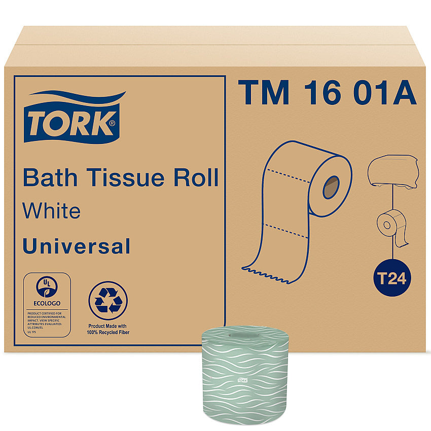 Tork® Universal Toilet Paper, 2-Ply, White, 500 Sheets, 48 Rolls (TM1601A)