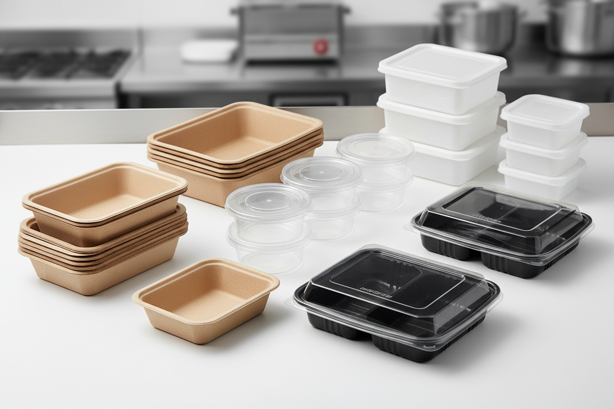 Food Trays, Containers & Lids